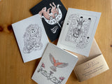 Whimsical Animal Card Set