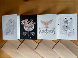 Whimsical Animal Card Set